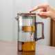 High temperature resistant glass teapot | one-touch filter tea and water separation tea maker | tea set | tea party set | afternoon tea set
