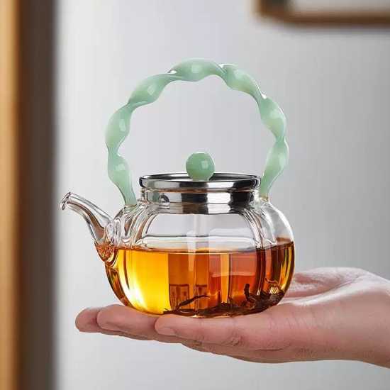 Glass teapot|tea and water separation teapot|glass handle teapot|flower teapot|tea maker|tea set|tea party set|afternoon tea set Glass teapot|tea and water separation teapot|glass handle teapot|flower teapot|tea maker|tea set|tea party set|afternoon tea set