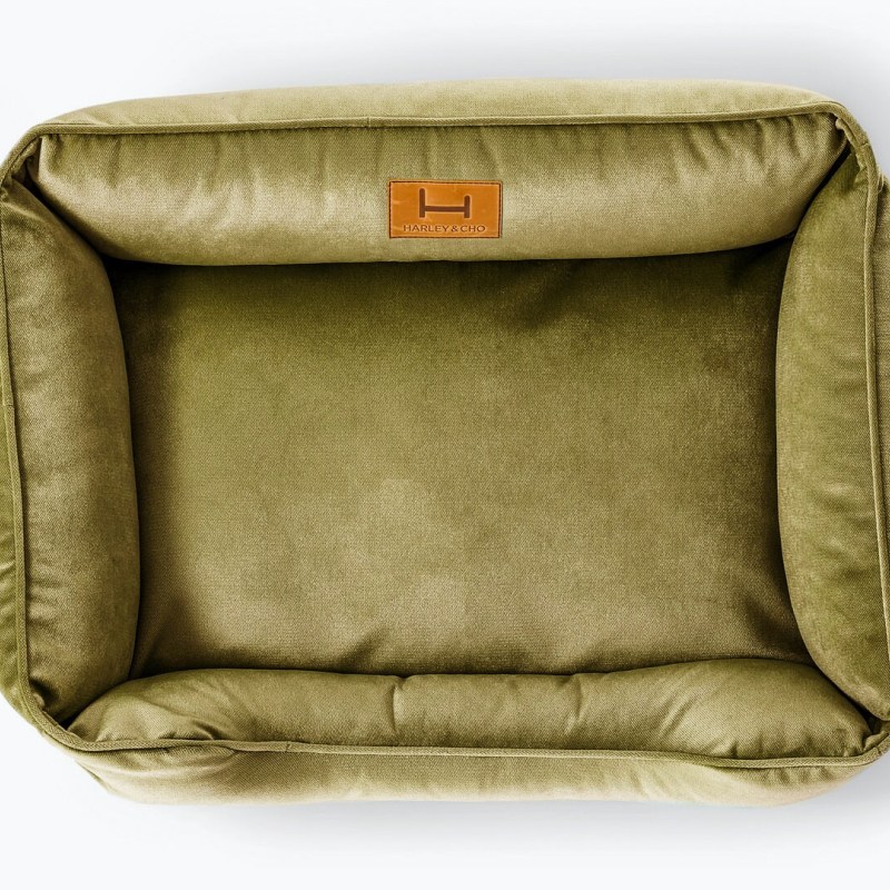 Small Dog Cute Bed With Sides, Dog Couches With Washable Cover, Dog Furniture Sofa, Small Velvet Pet Bed For Dog