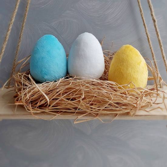 Easter eggs 2 sizes pdf pattern DIY decor sewing pdf tutorial cute stuffed plushie pattern easy pattern easter home decor peeps decorating